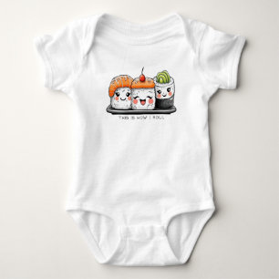 Body Para Bebé Sushi Baby T-Shirt