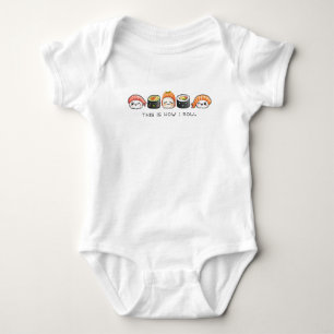 Body Para Bebé Sushi Baby T-Shirt
