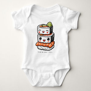 Body Para Bebé Sushi Baby T-Shirt
