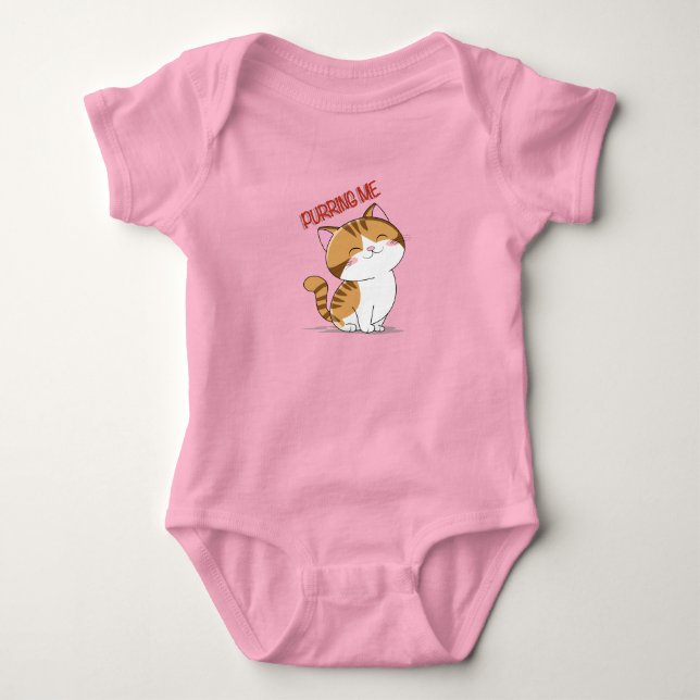 Body Para Bebé Süsse Katze (Anverso)