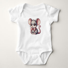 Body Para Bebé Süßes Babyshirt mit bunten Tieren