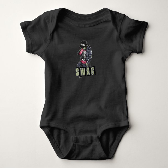 Body Para Bebé Swag zombie (Anverso)