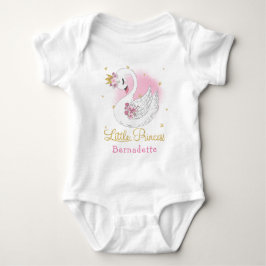 Body Para Bebé Swan Princess First Birthday Baby Bodysuit