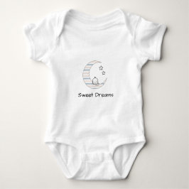 Body Para Bebé Sweams Dreams Baby - Crescent Moon & Stars Line Ar