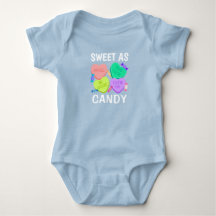 Sweet As Candy El día de San Valentín Baby Bodysui