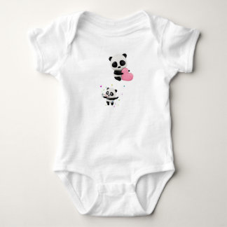 Body Para Bebé Sweet Baby Panda Cushion | Two Happy Pandas Pillow