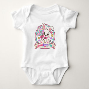 Body Para Bebé Sweet Bunny Club – Pastel Bunny Baby Bebé Niña