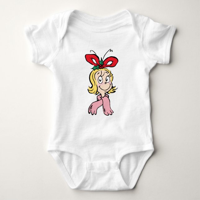 Body Para Bebé Sweet Cindy Lou Who Portrait (Anverso)
