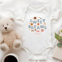 Sweet Dreams Cute Moon Stars Nombre Personalizado