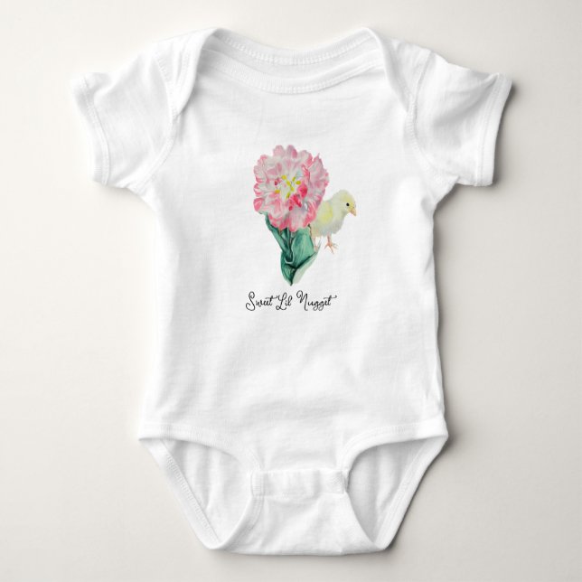 Body Para Bebé Sweet Little Nugget Easter Baby (Anverso)