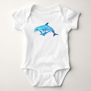 Body Para Bebé Swirly Shark