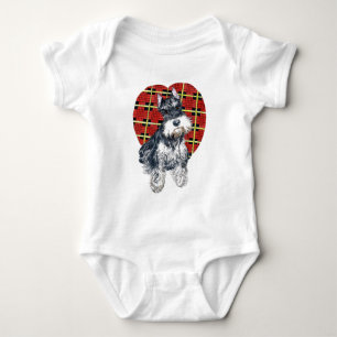Body Para Bebé Sybil el Schnauzer Onsie/enredadera infantiles