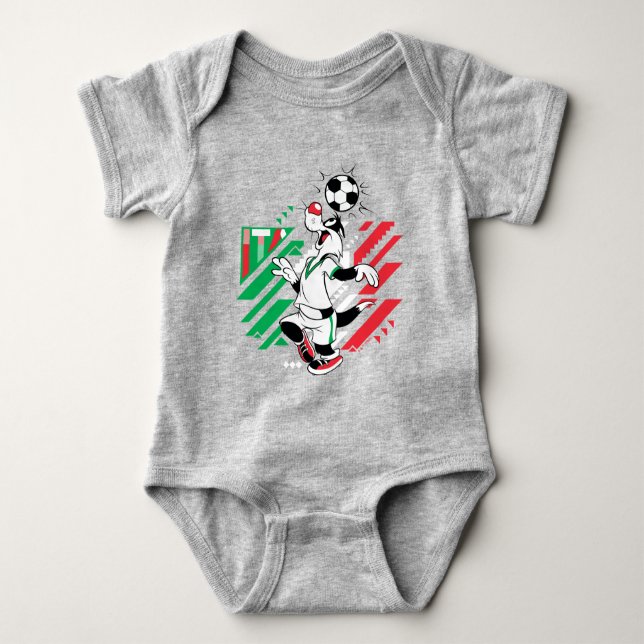 Body Para Bebé SYLVESTER™ Team Italy Soccer Graphic (Anverso)