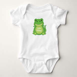 Body Para Bebé T-Rex Dinosaur Baby Shower Green