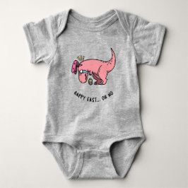 Body Para Bebé T-Rex Easter Struggle Baby Bodysuit