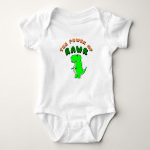 Body Para Bebé T-Rex El Poder De RAWR