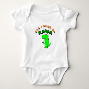 Body Para Bebé T-Rex El Poder De RAWR