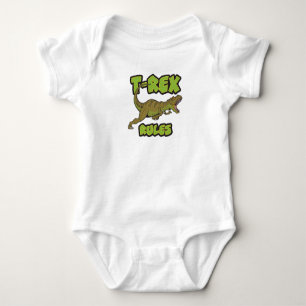 Body Para Bebé T-Rex gobierna el mono