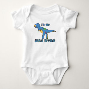 Body Para Bebé T-Rex Yo soy el Little Brother Apparel