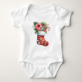 Body Para Bebé T-Shirt-Tropical Christmas Family T Shirts