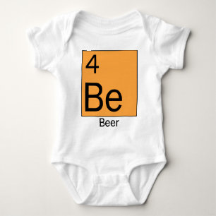 Body Para Bebé Tabla periódica de la camiseta de los elementos
