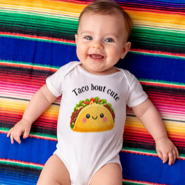 Body Para Bebé Taco bout cute - taco theme clothing for baby