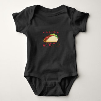 Body Para Bebé Taco 'Bout It - Taco gracioso