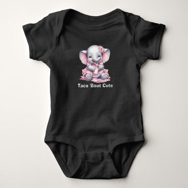 Body Para Bebé Taco de Tierno (Anverso)