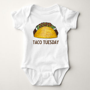 Body Para Bebé TACO MARTES México Tex Mex Food Tacos Foodie