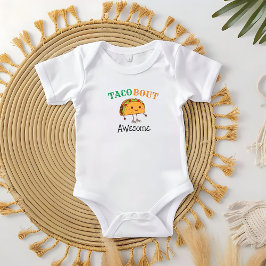 Body Para Bebé Taco sobre regalo de Baby Shower para bebés mexica
