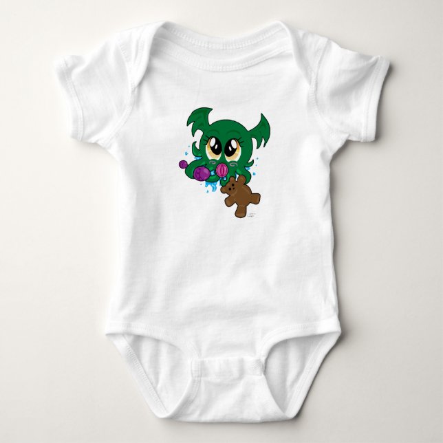 Body Para Bebé Tamaño del niño de Cthulhu del bebé (Anverso)