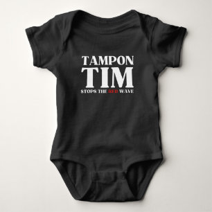 Body Para Bebé Tampon Tim detendrá la Ola Roja - Tim Walz 2024