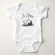 Tan Panda Soñoliento – Minimalista Adorable