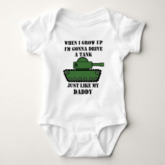 Body Para Bebé Tanque militar