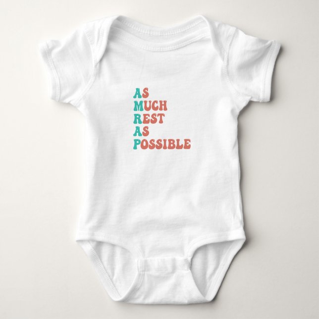 Body Para Bebé Tanto Como Sea Posible, Divertido (Anverso)