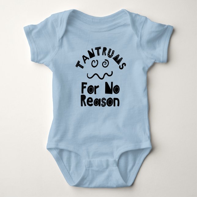 Body Para Bebé Tantrum sin motivo (Anverso)