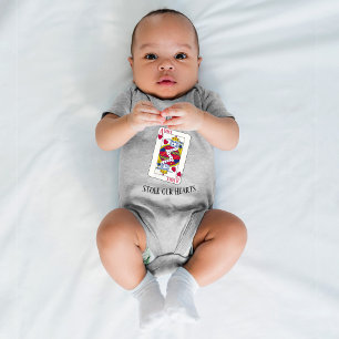 Body Para Bebé Tarjeta de reproducción de nombre personalizado de