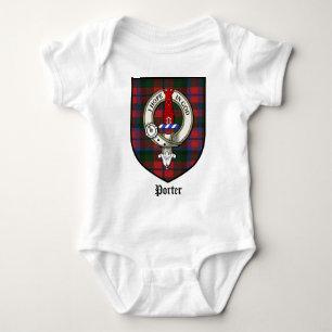 Body Para Bebé Tartán de la insignia del escudo del clan del
