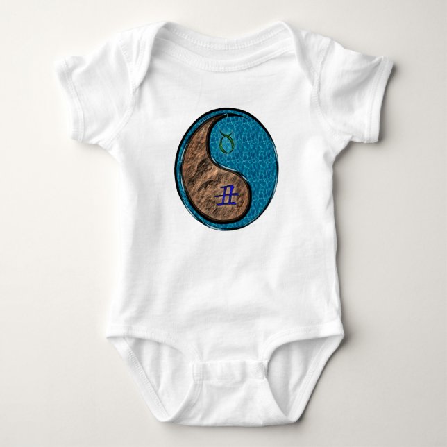 Body Para Bebé Tauro & Buey de Agua (Anverso)