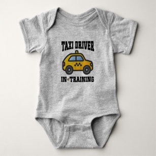 Body Para Bebé Taxista en formación