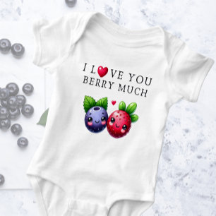 Body Para Bebé Te Amo Berry Mucho