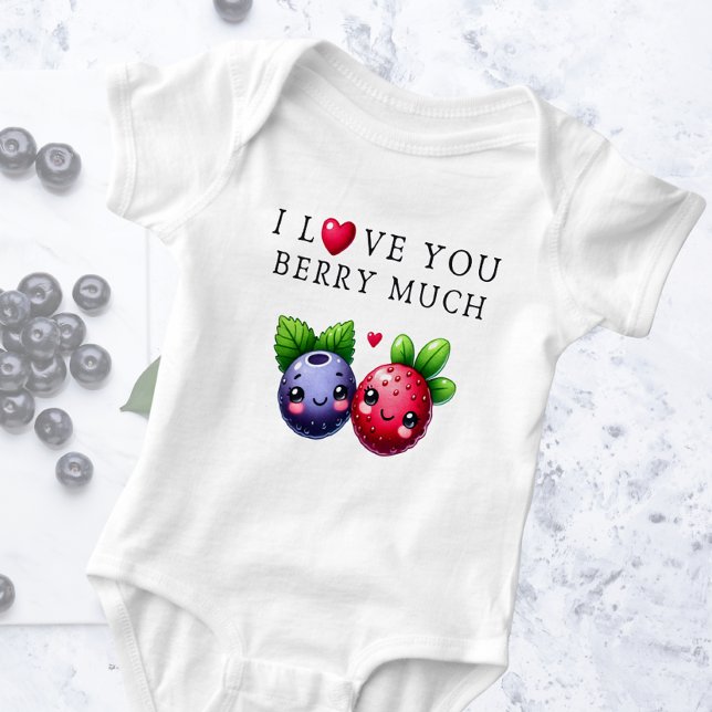 Body Para Bebé Te Amo Berry Mucho (Subido por el creador)