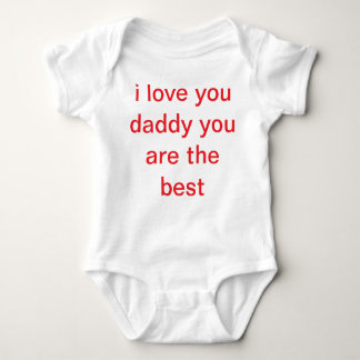 Body Para Bebé te amo camiseta de papi para bebé