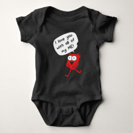 Body Para Bebé Te Amo Con Todo Mi Ser – Dulce San Valentín