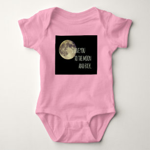 Body Para Bebé Te amo hasta la luna y de vuelta