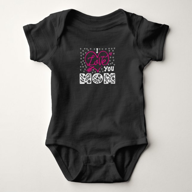 Body Para Bebé Te amo Mamá (Anverso)