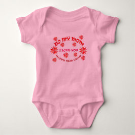 Body Para Bebé te amo mamá, Baby Bodysuit