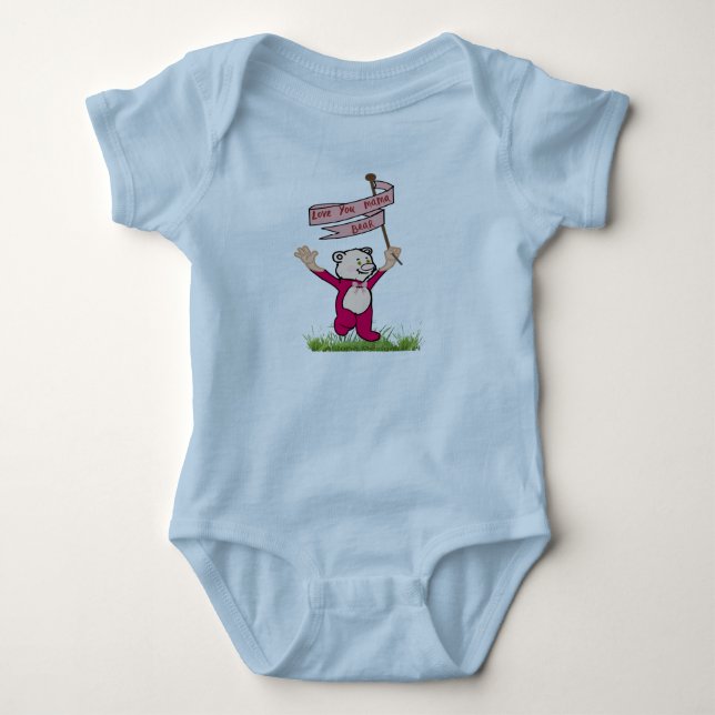 Body Para Bebé Te amo Mama Osa (Anverso)