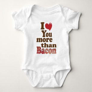 Body Para Bebé Te Amo Más Que Tocino