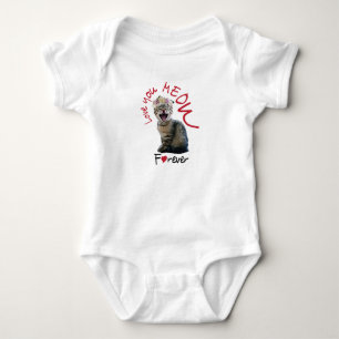 Body Para Bebé Te amo MEOW por siempre